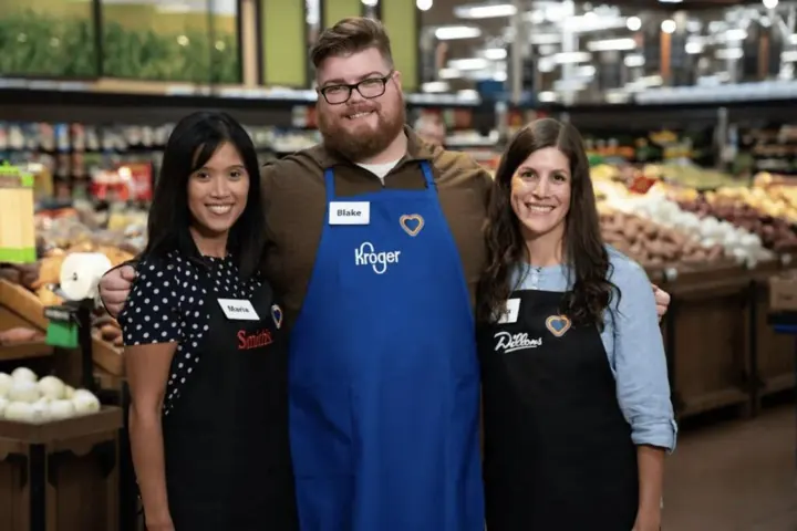 Kroger grocery store team